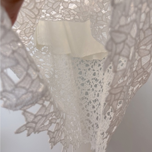 NWOT ASTR the Label Lace A Line MIDI Dress in White - XS - Picture 14 of 15